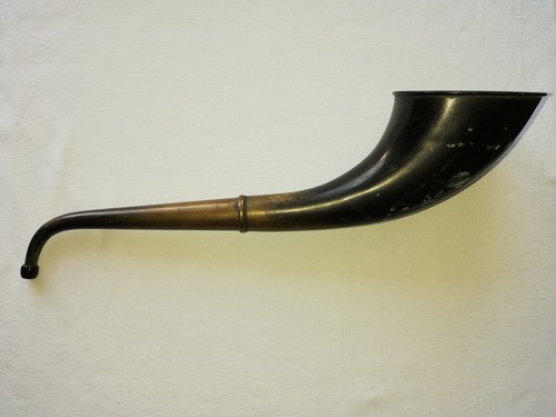 Antikes messinghörrohr - antikes,