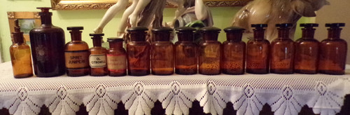 Apothekergläser braunglas - ,