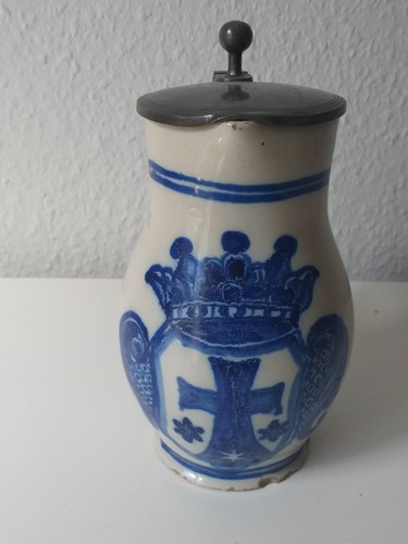 Apotheken krug fayence mit - krug,