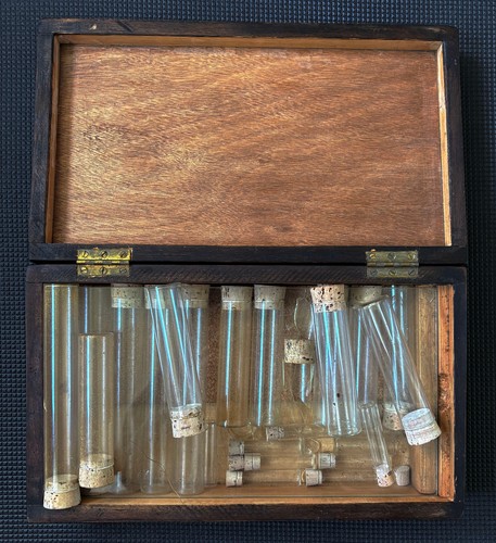 Apotheker phiolen holzkiste - apotheker,
