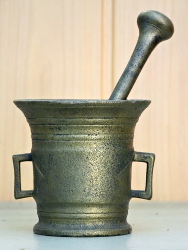 Mörser mit stößel - mörser,