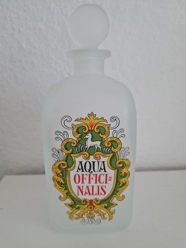 Antike apothekerflasche aqua - apothekerflasche, "aqua