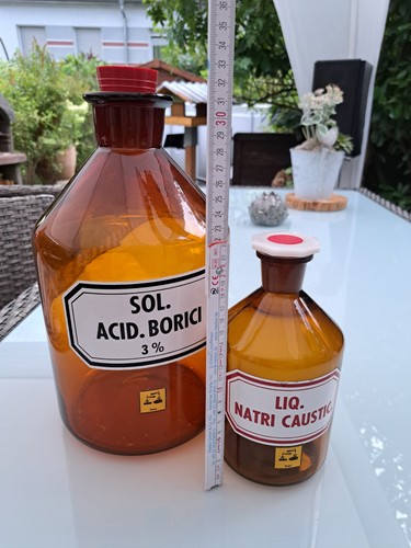 Vintage apothekerflasche - 2,