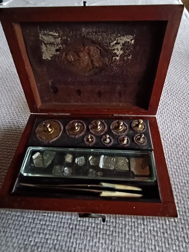 Antiker apotheker gewichtssatz - antiker,