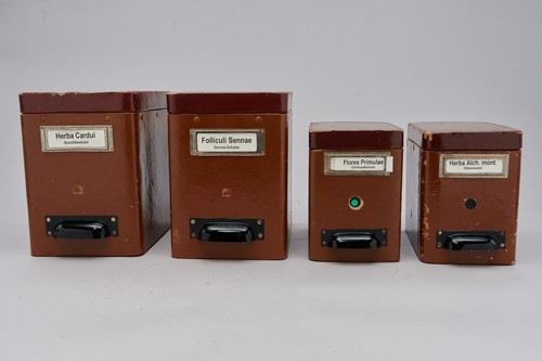 Rare antike apotheker boxen - 4,