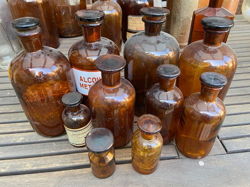 Vintage apothekengläser - vintage,