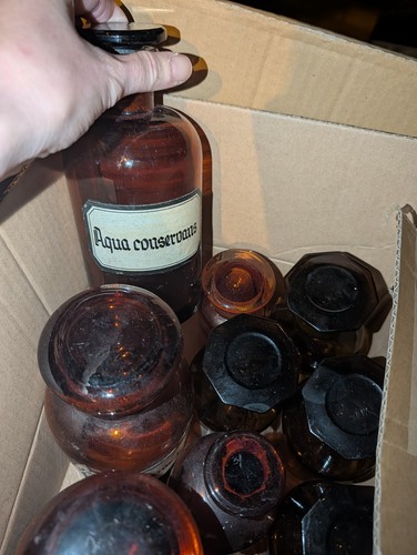 Apotheker braunglasflasche - apotheker,