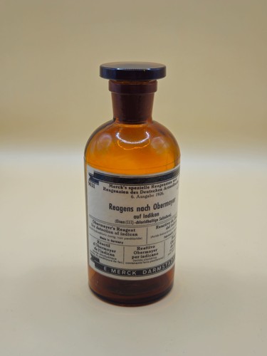 Apothekerflasche firma merck - apothekerflasche,