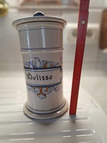 Apothekergefäß melisse - apothekergefäß, "melisse"