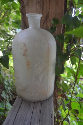 Antike apothekerflasche - antike,