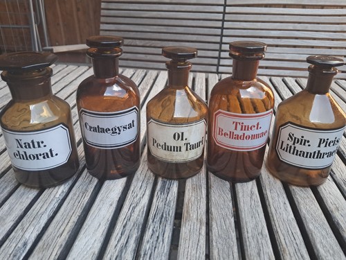 Apothekerflasche 250 braun - apothekerflasche, ml