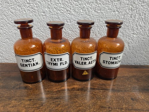 Apothekerflaschen 4er set - 4er,