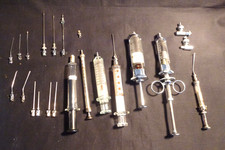 Vintage alte Spritzen Medizin