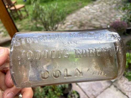Vintage apothekenglas flasche - ,