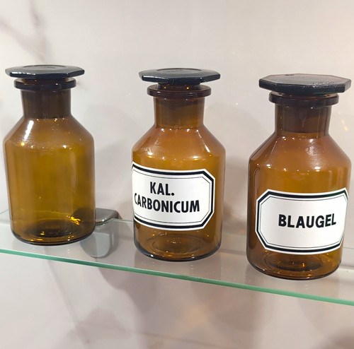 Apothekenflaschen - 3x,
