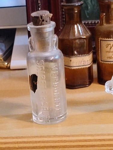 Antike apothekerflasche - antike,